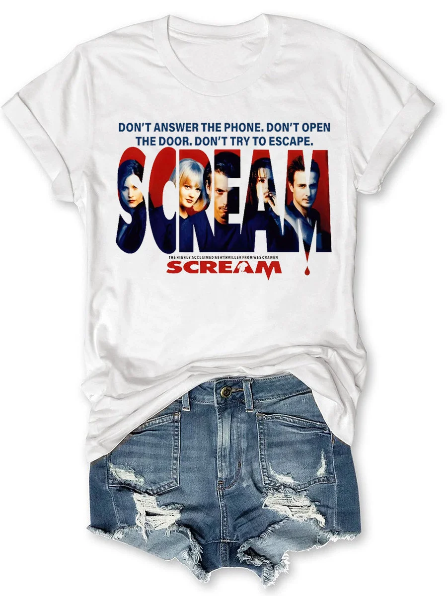 Scream Halloween T-shirt