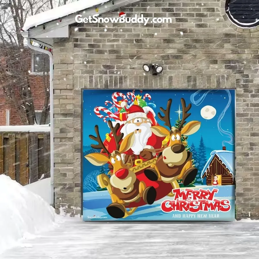 SnowBuddy Garage Door Covers Christmas 2024 Buy 2 Free Shipping