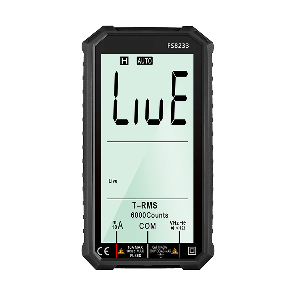 

FS8233 6000 Count Auto Range - Digital Multimeter, Black, 501 Original