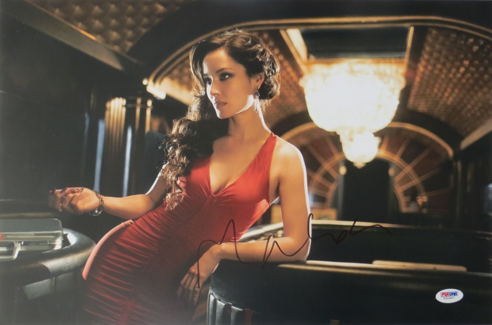 Berenice Marlohe Signed 007 Skyfall Autographed 12x18 Photo Poster painting PSA/DNA #T31847