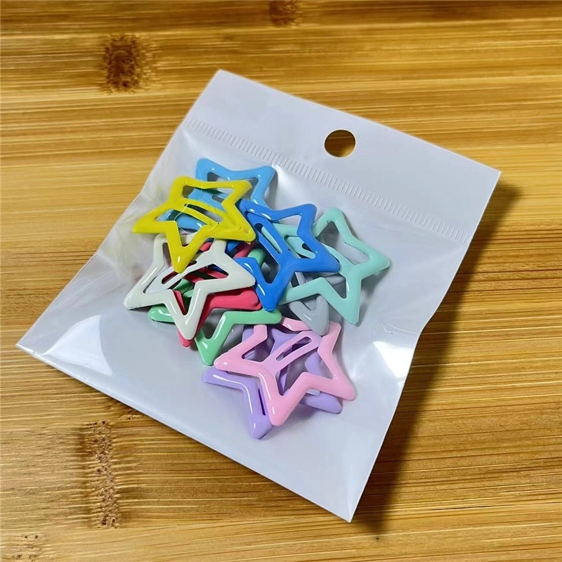 Sweet BB Clip Cream Color Broken Hair Headdress Oil Drop Cute Hair Clip Children’s Bangs Paint Edge Clip Candy Color