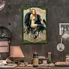 F&eacute;e noire absinthe pin up filles - Panneaux en &eacute;tain m&eacute;tallique(20*30cm/30*40cm)