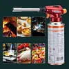 Butane Torch Head Charcoal & Campfire Torch Lighter Reverse Use for BBQ Camping