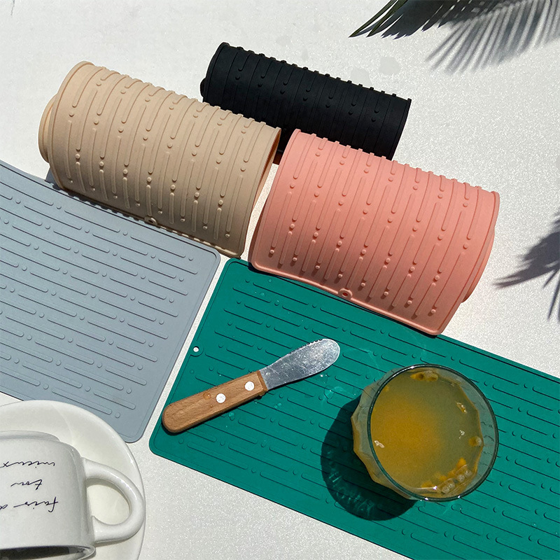 Kitchen Drainage Pad Silicone Meal Pad