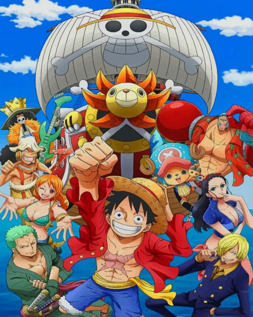 

One Piece Manga Series – Paint By Numbers - 40*50CM, 501 Original