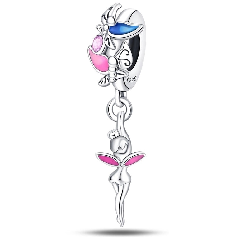 1 Piece 925 Sterling Silver Fairy Fairy Pendant Jewelry Accessories
