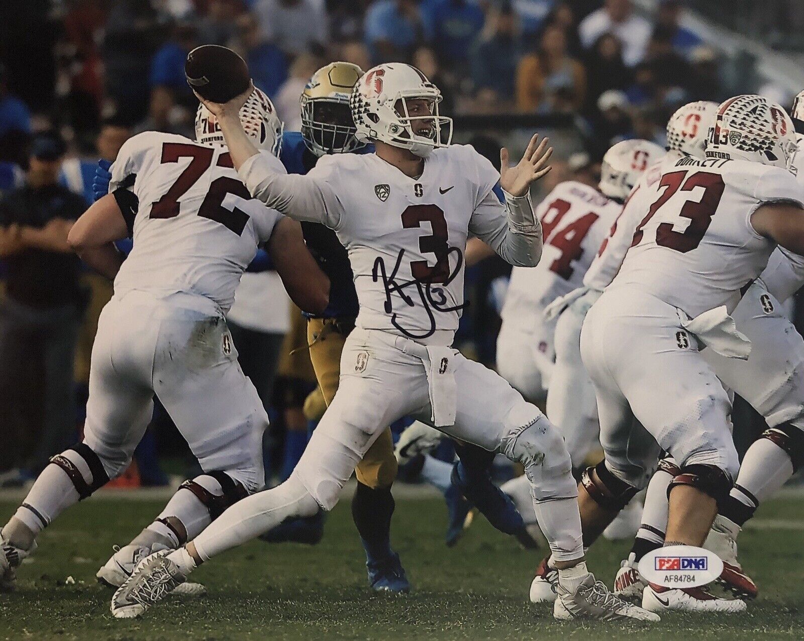 K.J KJ Costello Signed Autographed Stanford Cardinals 8x10 Photo Poster painting Heisman Psa/D