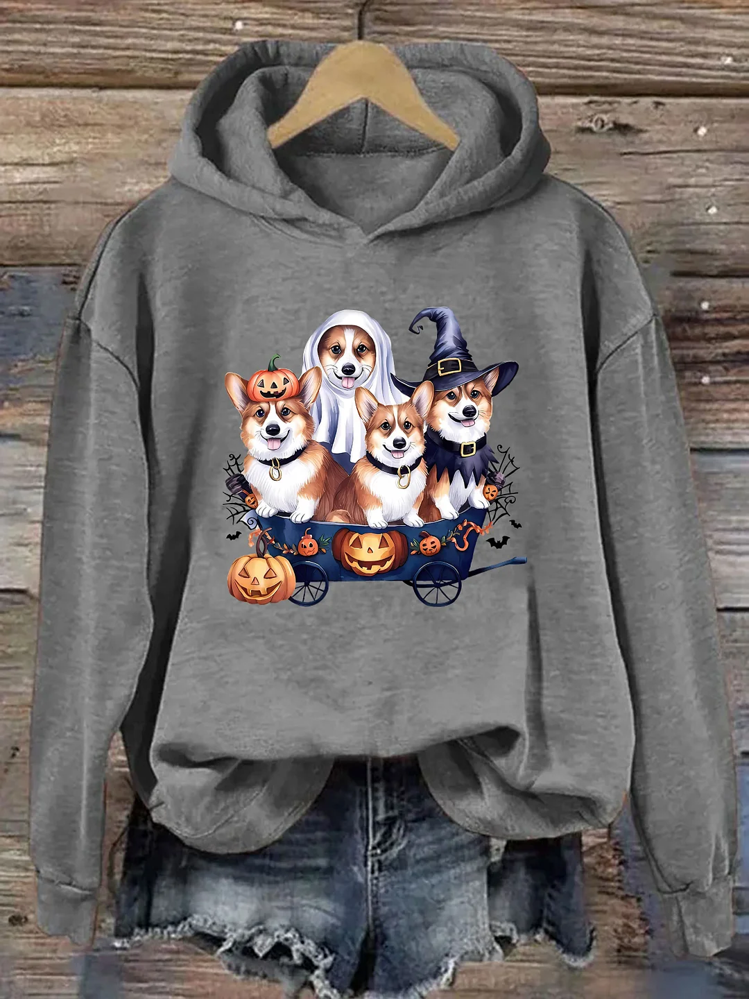 Halloween Corgi Hoodie