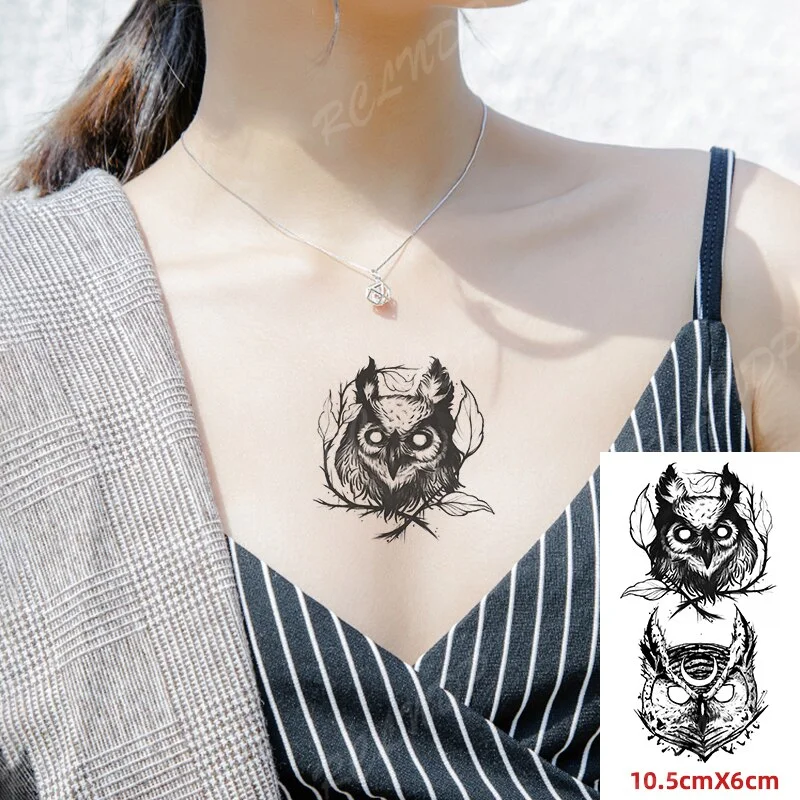 Waterproof Temporary Tattoo Sticker Small Cute Flower Plant Body Art Flash Tatoo Fake Tatto for Women Men