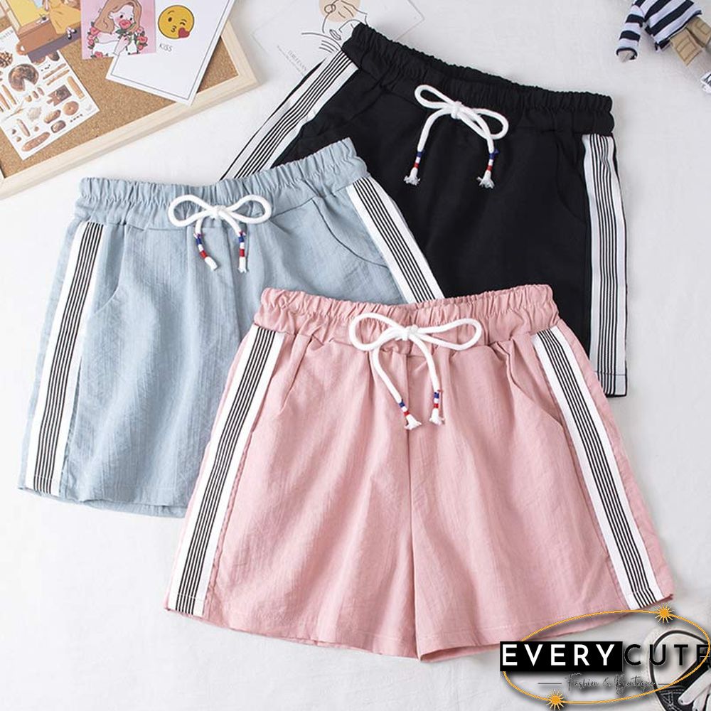 Cartoon Print Casual T-Shirt Shorts Set
