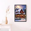 Diamond Painting-DIY Full Round Drill Snow House(60*40 CM)