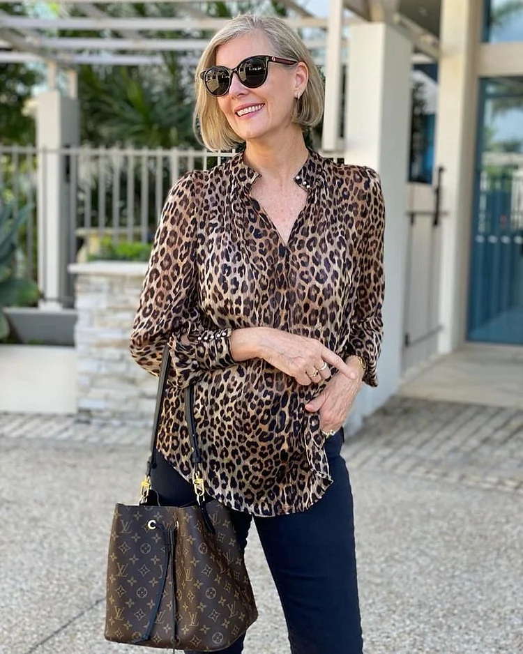 Leopard print shirt VangoghDress