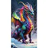 uk.everydayedeals Diamond Painting - Full Round - Dragon(40*70cm)