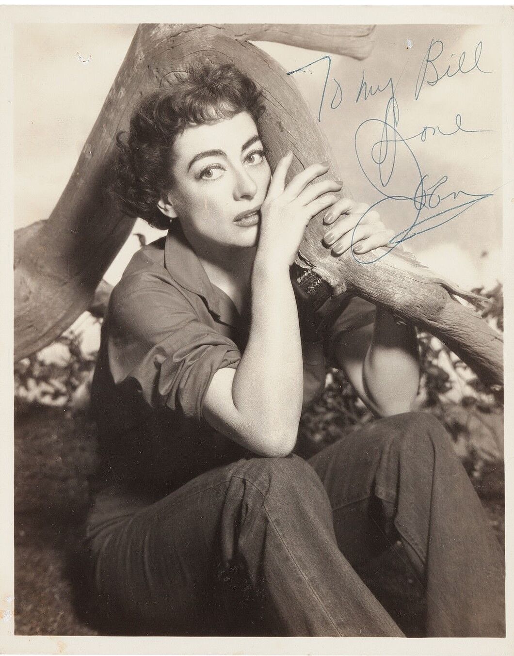 JOAN CRAWFORD Signed Photo Poster paintinggraph - Film Star Actress - preprint