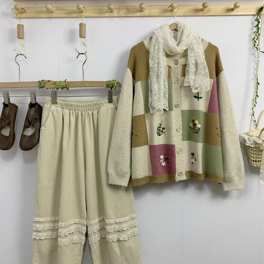 Chicfifth Sweater Women Winter Long Sleeve High Quality Autumn Vintage Top Knitted Cardigan