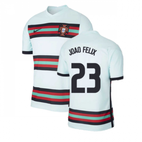 Portugal João Félix 23 Away Shirt Kit UEFA Euro 2020