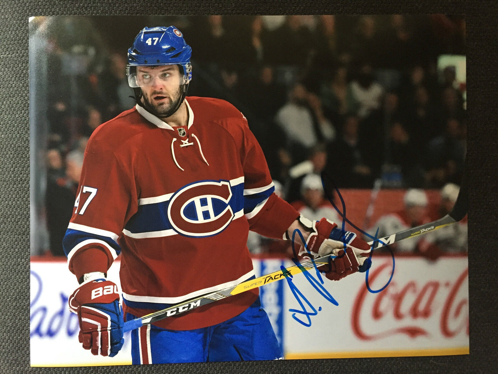 Montreal Canadiens Alexander Radulov Signed Autographed 11x14 Photo Poster painting COA
