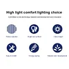 3.9/4.9/6.2 Inch 15/18/24W Ceiling Flush Light Replacement Panel 3000/4000/5000K