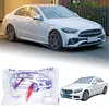 [US Local Warehouse] 50 Packs Universal Disposable Car Covers (12.5x21.6 Ft) Clear Plastic Car Covers Waterproof All Weather for Automobiles with Elastic Band for Outdoor Snow/Rain Weather Protection