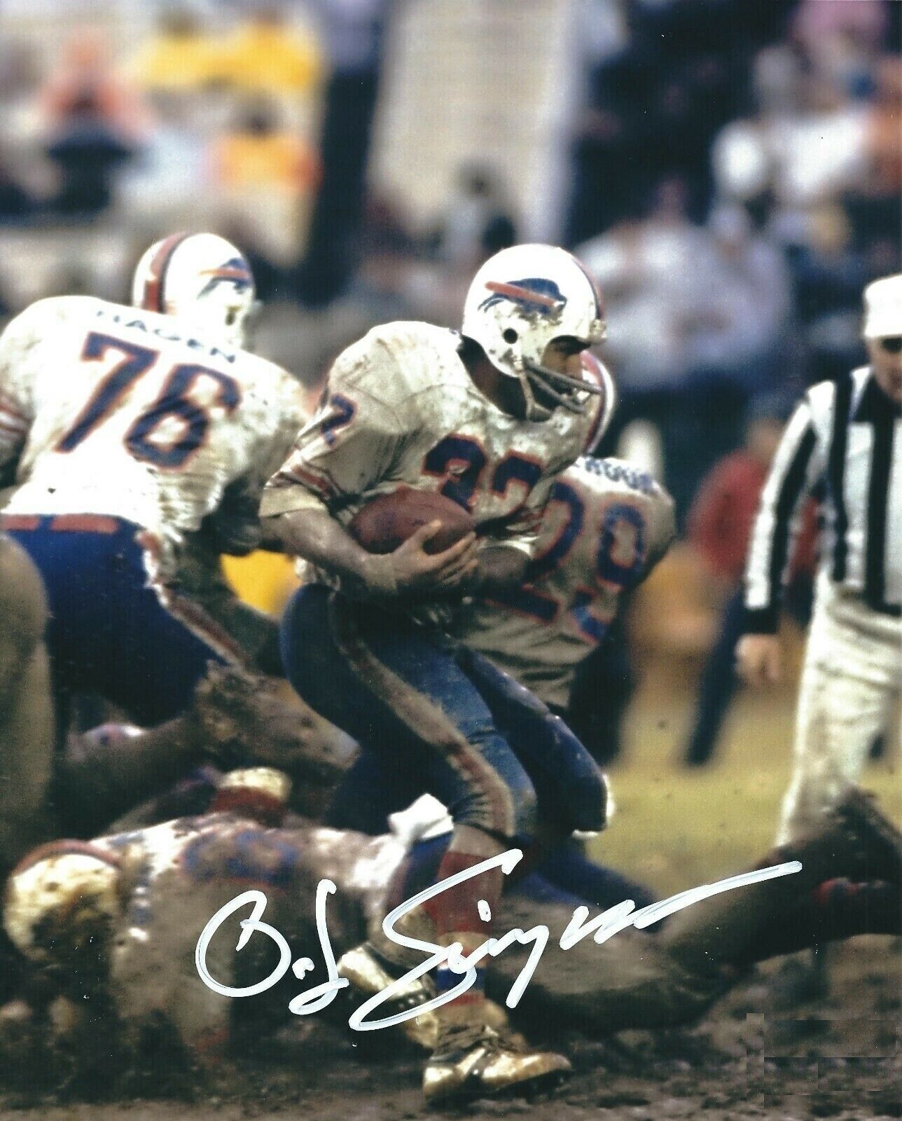 O. J. Simpson Autographed Signed 8x10 Photo Poster painting ( HOF Bills ) REPRINT