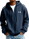 Men's Fashion Casual Sports Half-Zip Hooded Sweatshirt