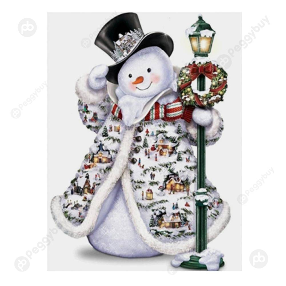 

Snowman - Square Drill Diamond Painting - 30*40CM, 501 Original