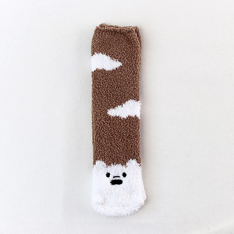 Cute Bear Floor Socks