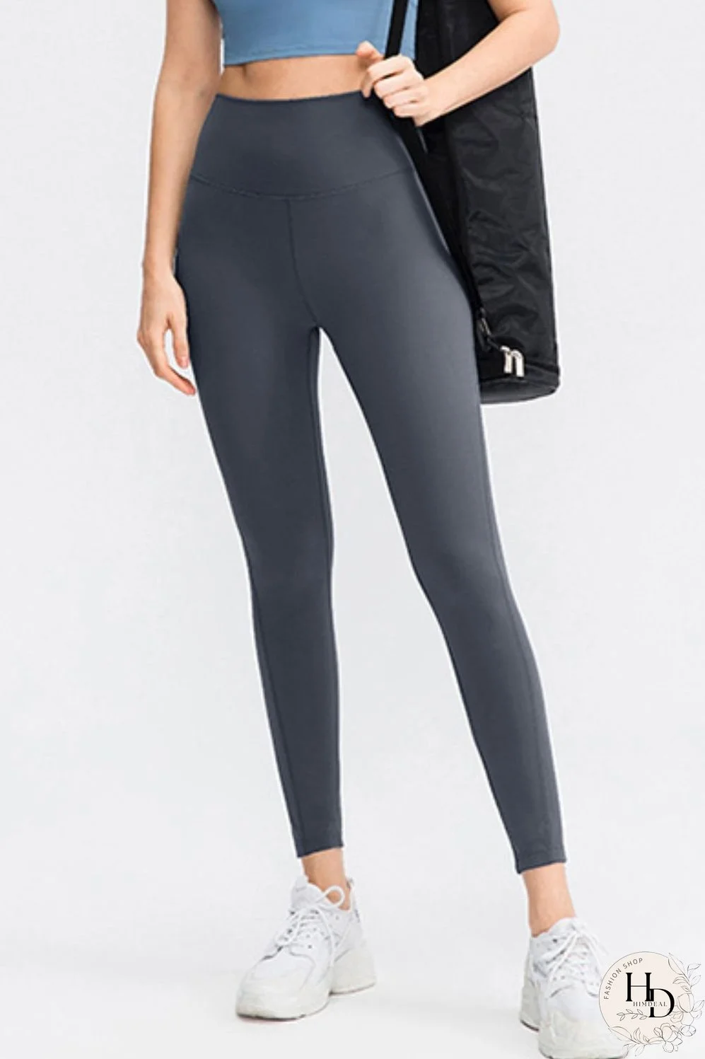 Slim Fit Wide Waistband Long Sports Pants