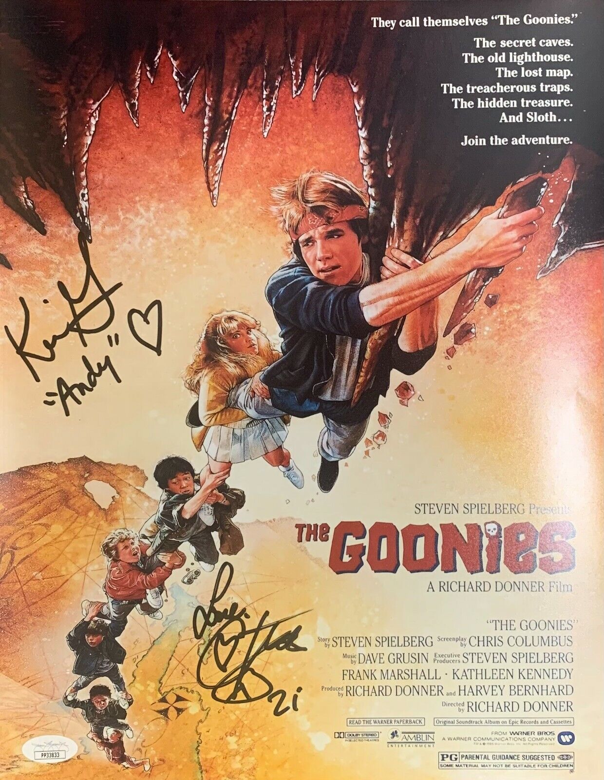 Corey Feldman Kerri Green autographed inscribed 11x14 Photo Poster painting The Goonies PSA COA