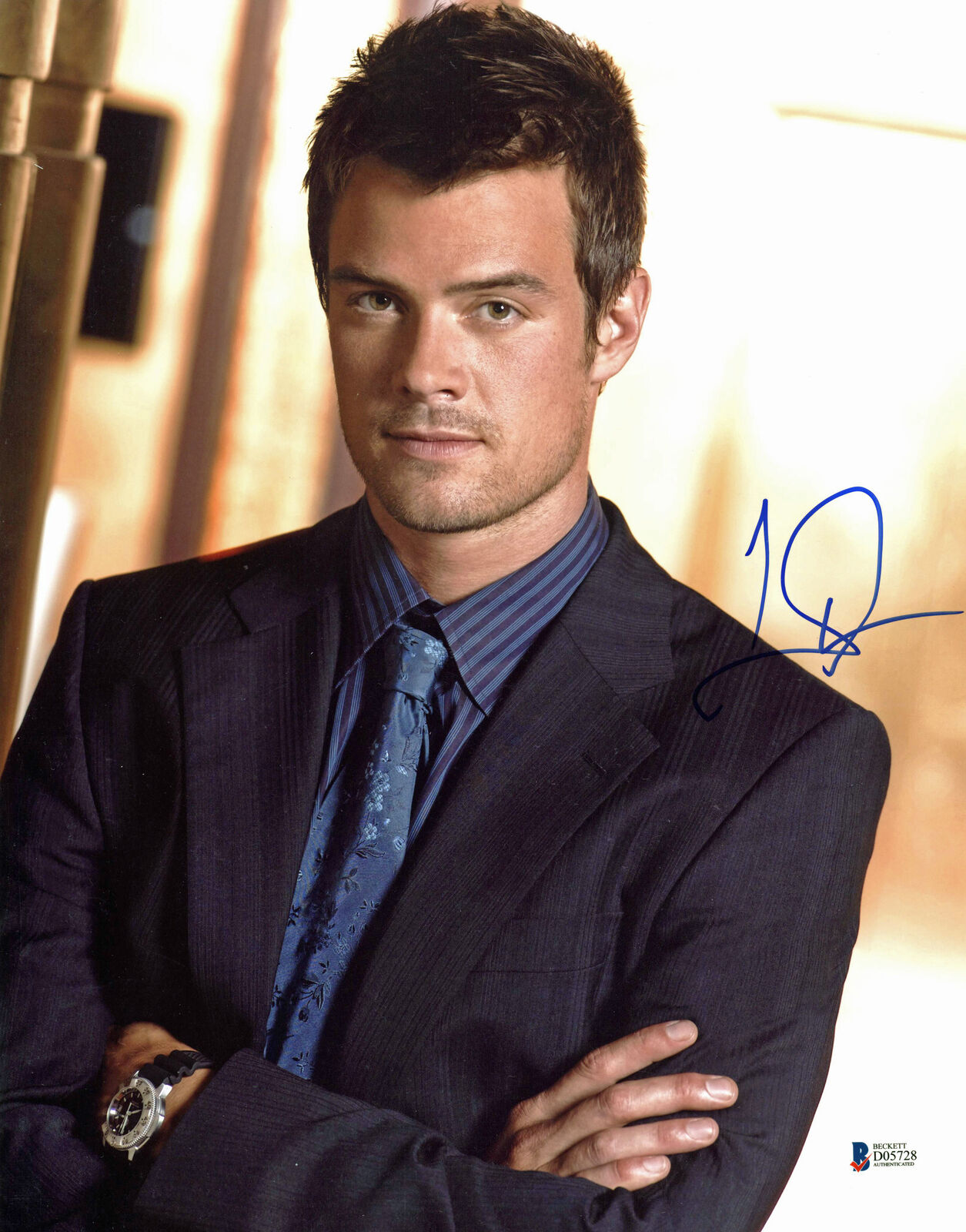 Josh Duhamel Las Vegas Authentic Signed 11x14 Photo Poster painting Autographed BAS #D05728