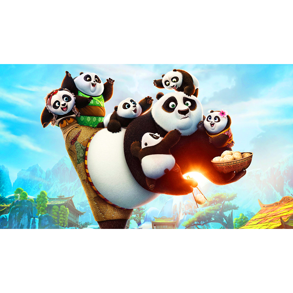 

Cartoon Panda - 1000 Pieces Jigsaw Puzzle, 501 Original