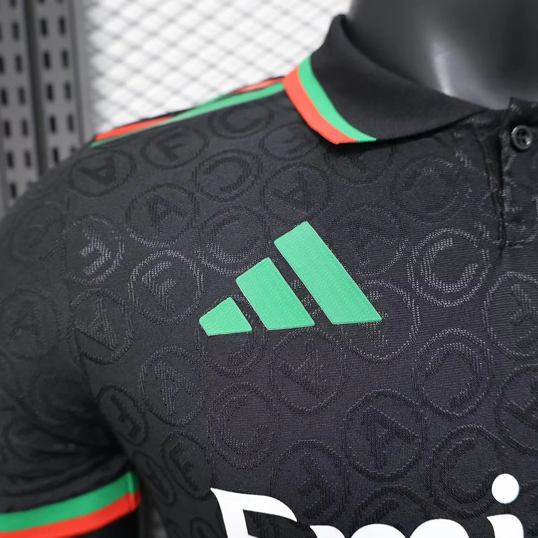 25/26 Arsenal Special Edition Black Player Version Football T-Shirt Thai Quality