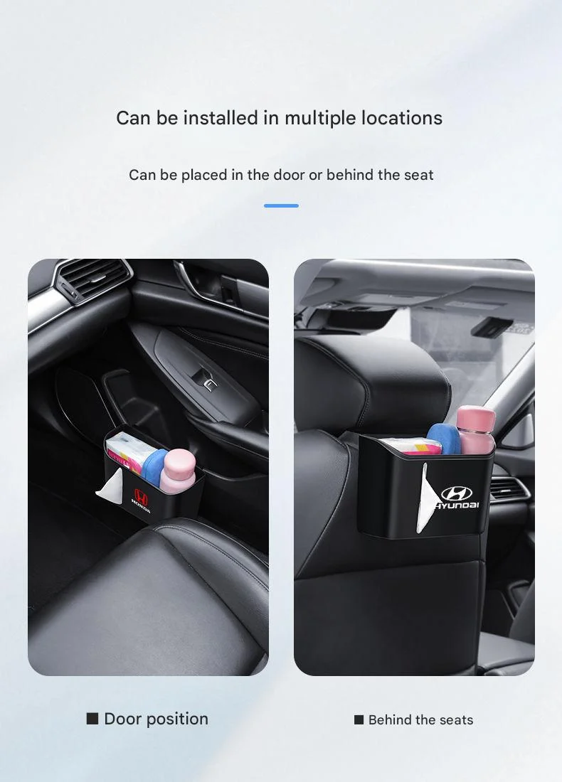 Car multifunctional seat back storage box