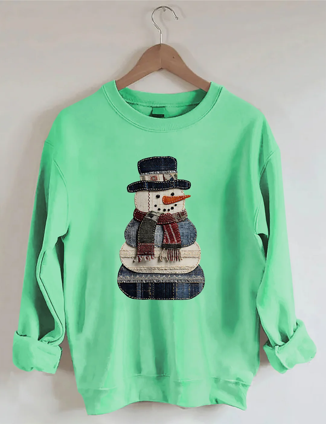 Patchwork Christmas Sweatshirt
