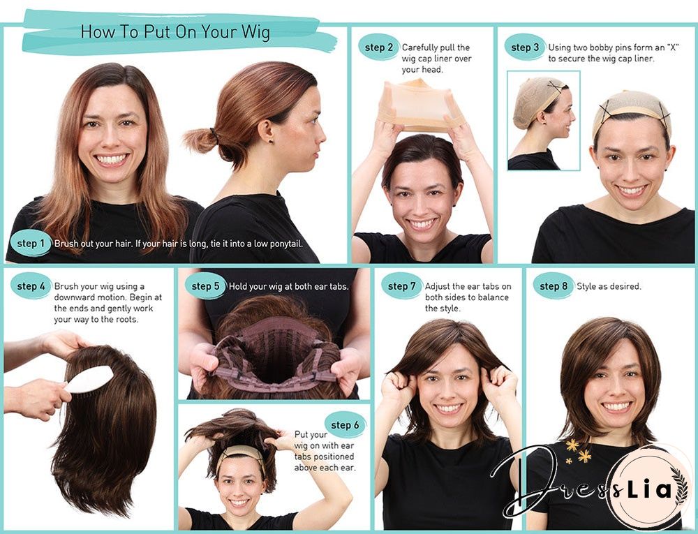 New Trend Short Curly Hair Female Wine Red Headgear