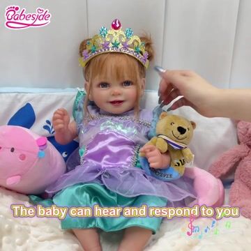 Babeside Smiling Reborn Baby Doreen 20''  Toddler Girl Building Lovely Memories with Heartbeat Coos and Breath