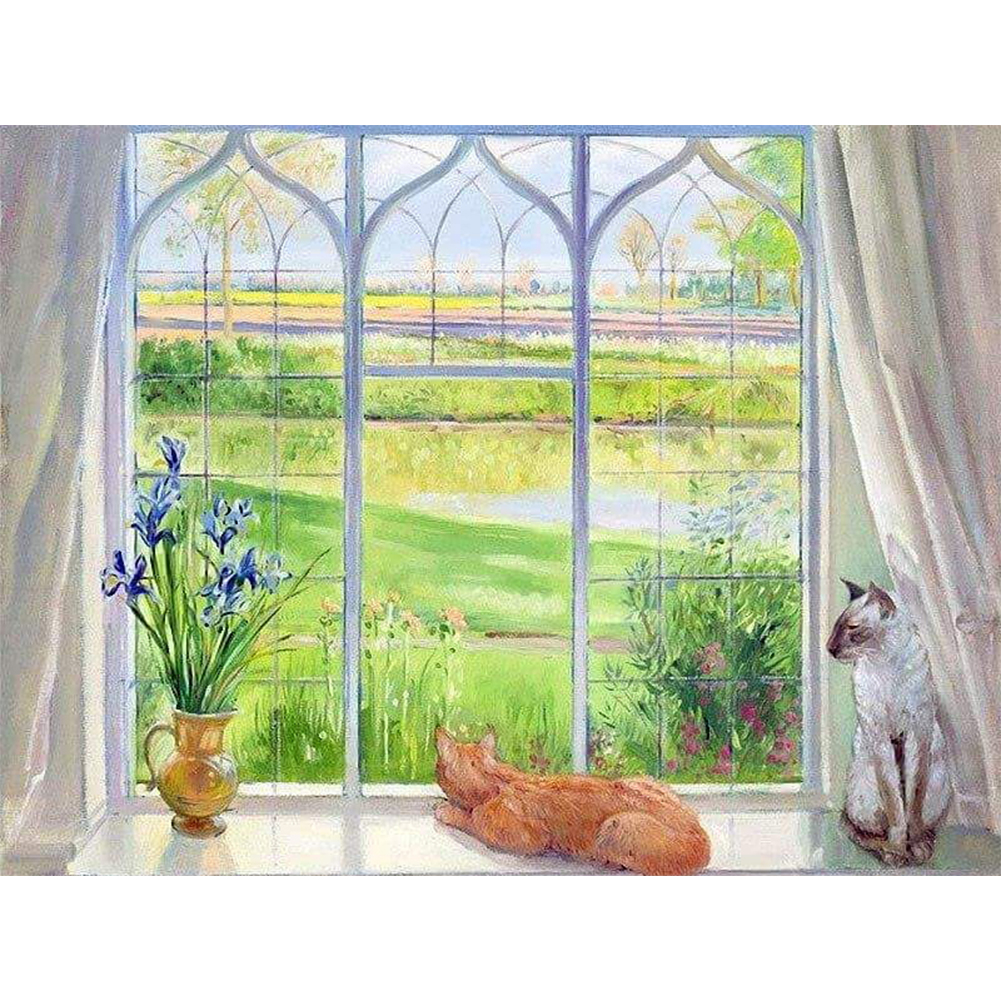 Пейзаж за окном. Timothy Easton картины. Тимоти Истон кошки. Timothy Easton художник окно. Тимоти Истон художник зимние картины.