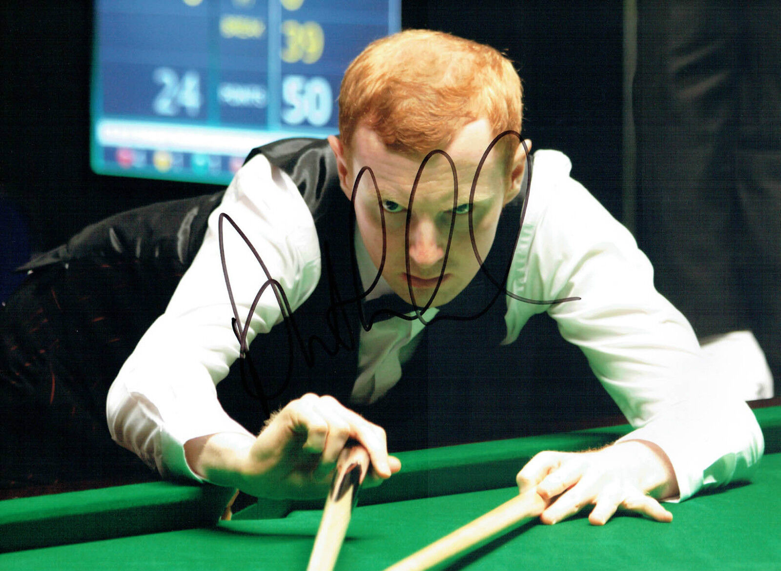 Anthony McGILL Signed Autograph 16x12 Snooker Photo Poster painting B AFTAL COA