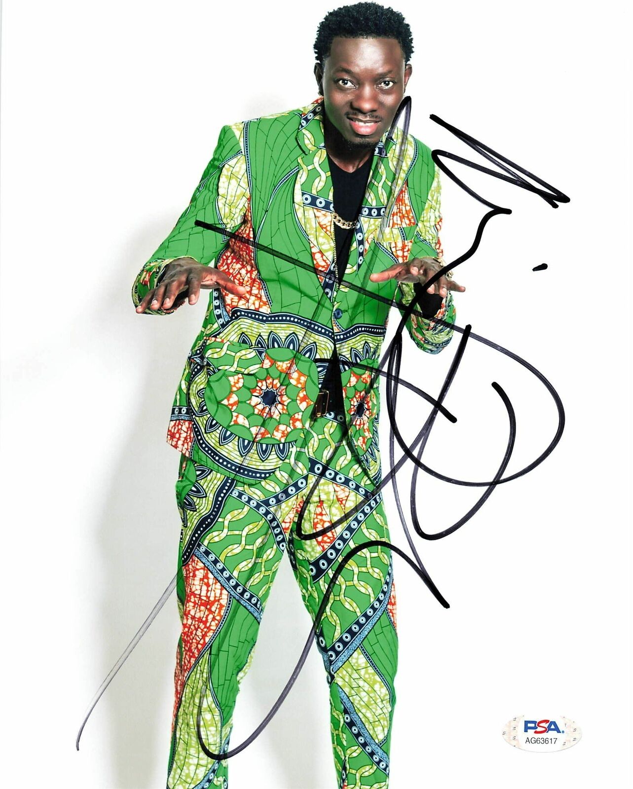 Michael Blackson signed 8x10 Photo Poster painting PSA/DNA Autographed