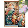 Peacock - Full Embroidery 2 Strands 16CT Stamped Cross Stitch - 73*119CM - Large Size