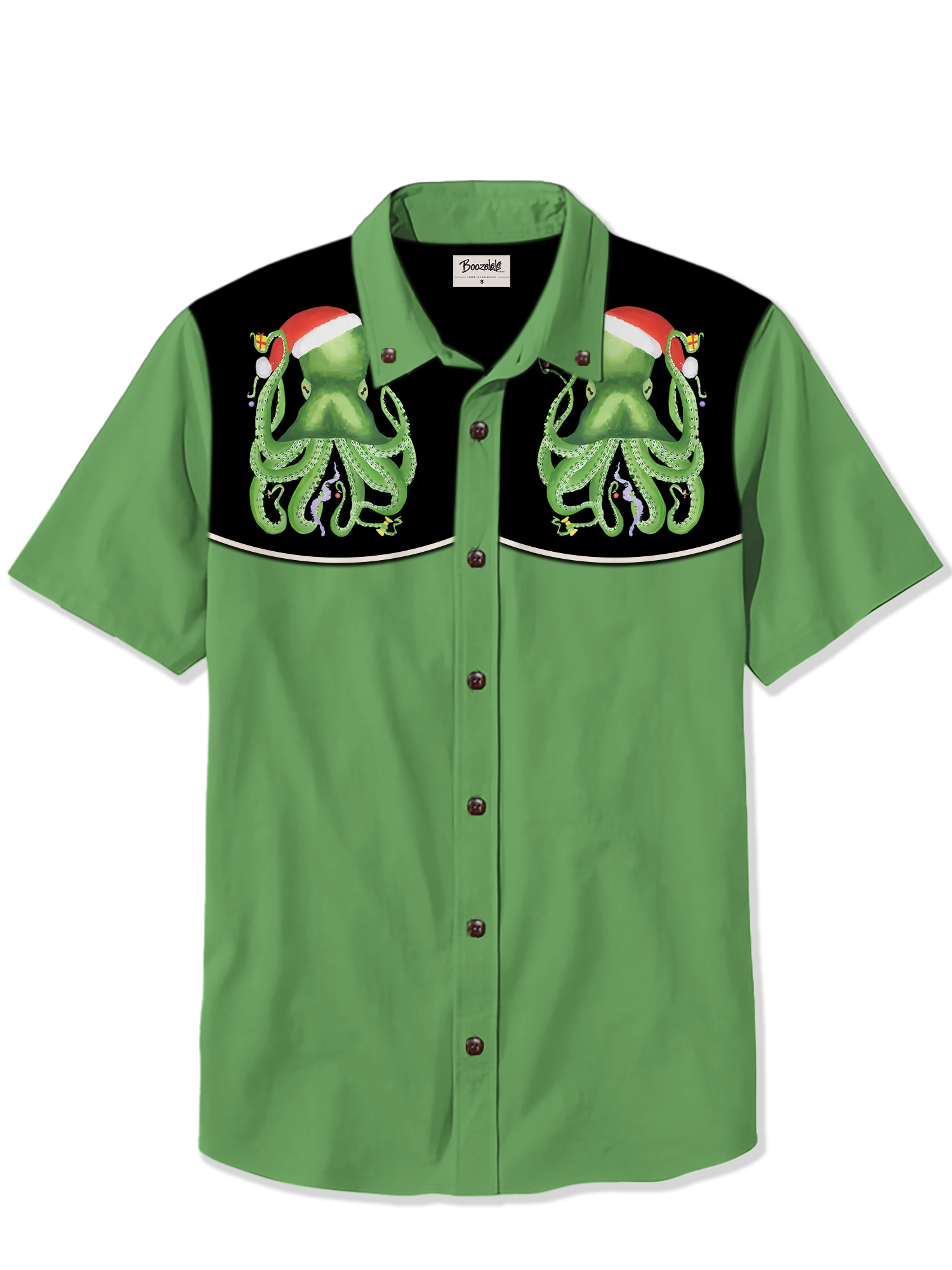 Christmas Octopus - 100% Cotton Shirt