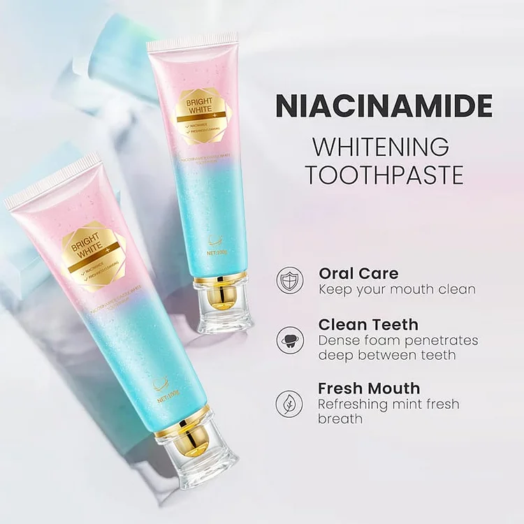 🦷 Niacinamide Whitening Toothpaste - For Healthier, Whiter Teeth!