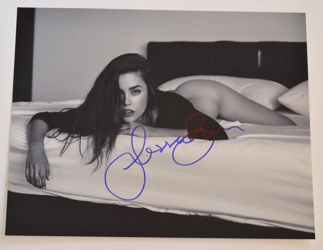 Jessica Buch Signed Autographed 11x14 Photo Poster painting Hot Sexy Model COA VD