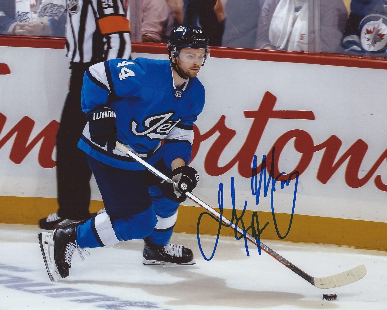 Josh Morrissey Signed 8x10 Photo Poster painting Winnipeg Jets 3rd Jersey Autographed COA