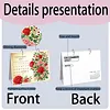 DIY 2027 Diamond Painting Calendar Art Kit Paper Desk Calendar Desktop Decoration Craft Kit