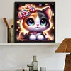 Diamond Painting-DIY Full Round Drill Cat