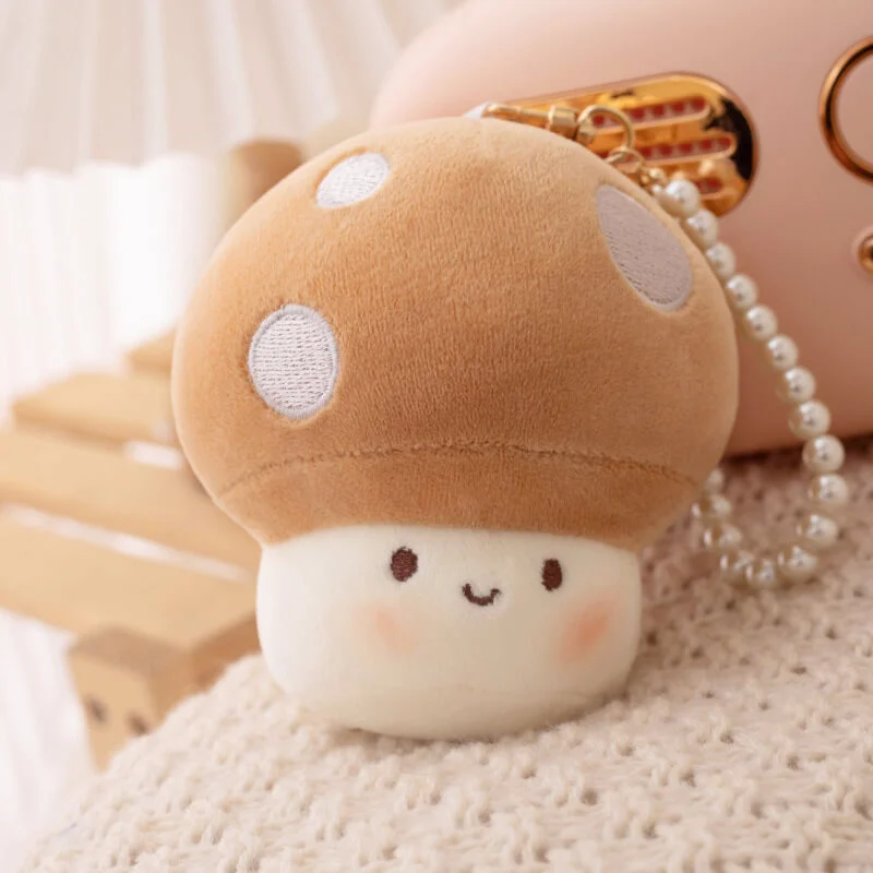 Mewaii® Cuteeeshop New Plush For Gift Mushroom Friends 10 cm Keychain Plushies