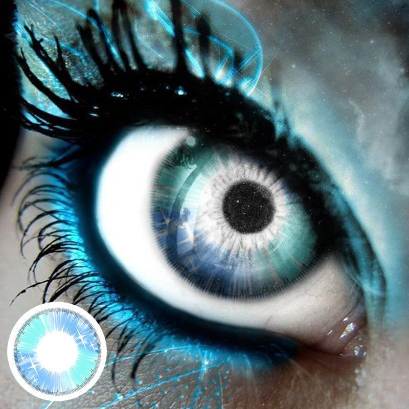 Blue spar (12 months) contact lens