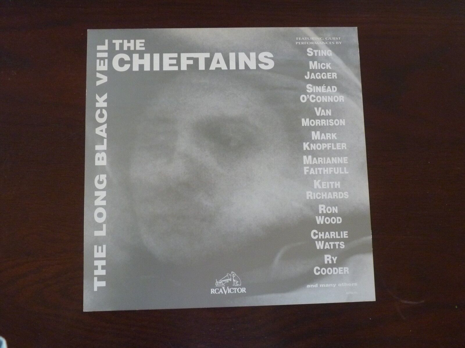 The Chieftains Long Black Veil LP Record Photo Poster painting Flat 12x12 Poster