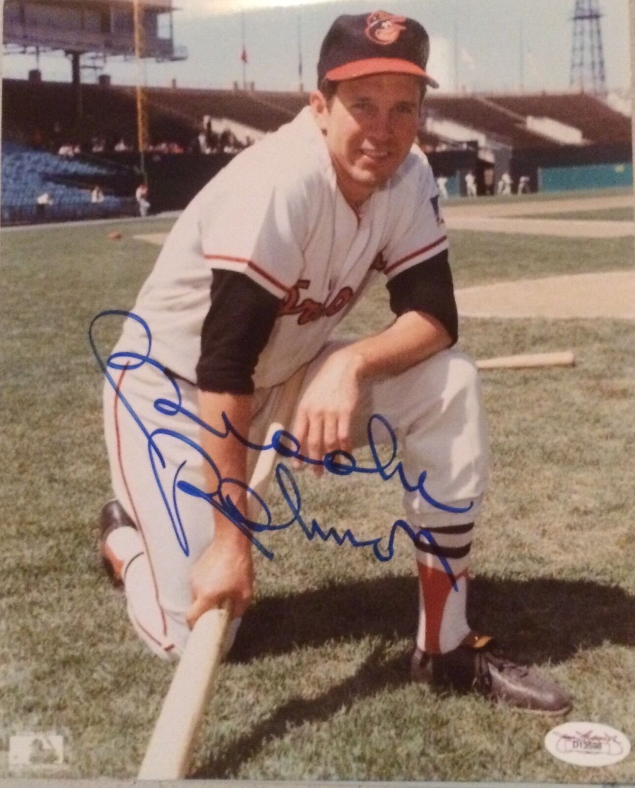 Brooks Robinson Baltimore Orioles Autographed 8x10 w/ JSA COA